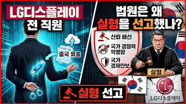 LG디스플레이 전직원 기술 중국 유출